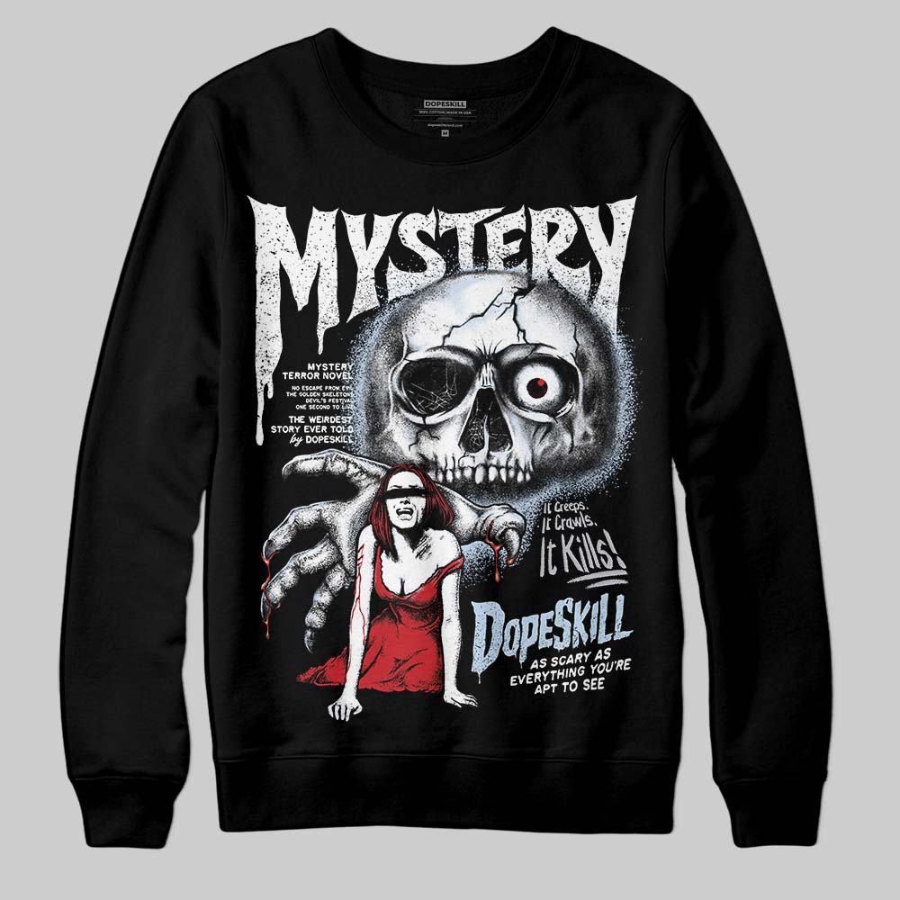 Black Metallic Reimagined 5s superstreetwear Sweatshirt Mystery Ghostly Grasp Graphic