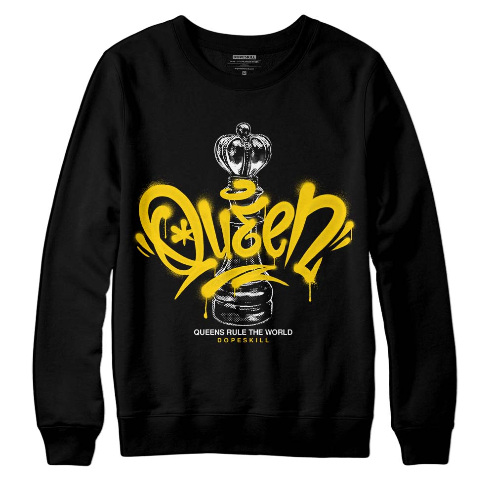 Yellow Ochre 6s superstreetwear Sweatshirt Queen Chess Graphic
