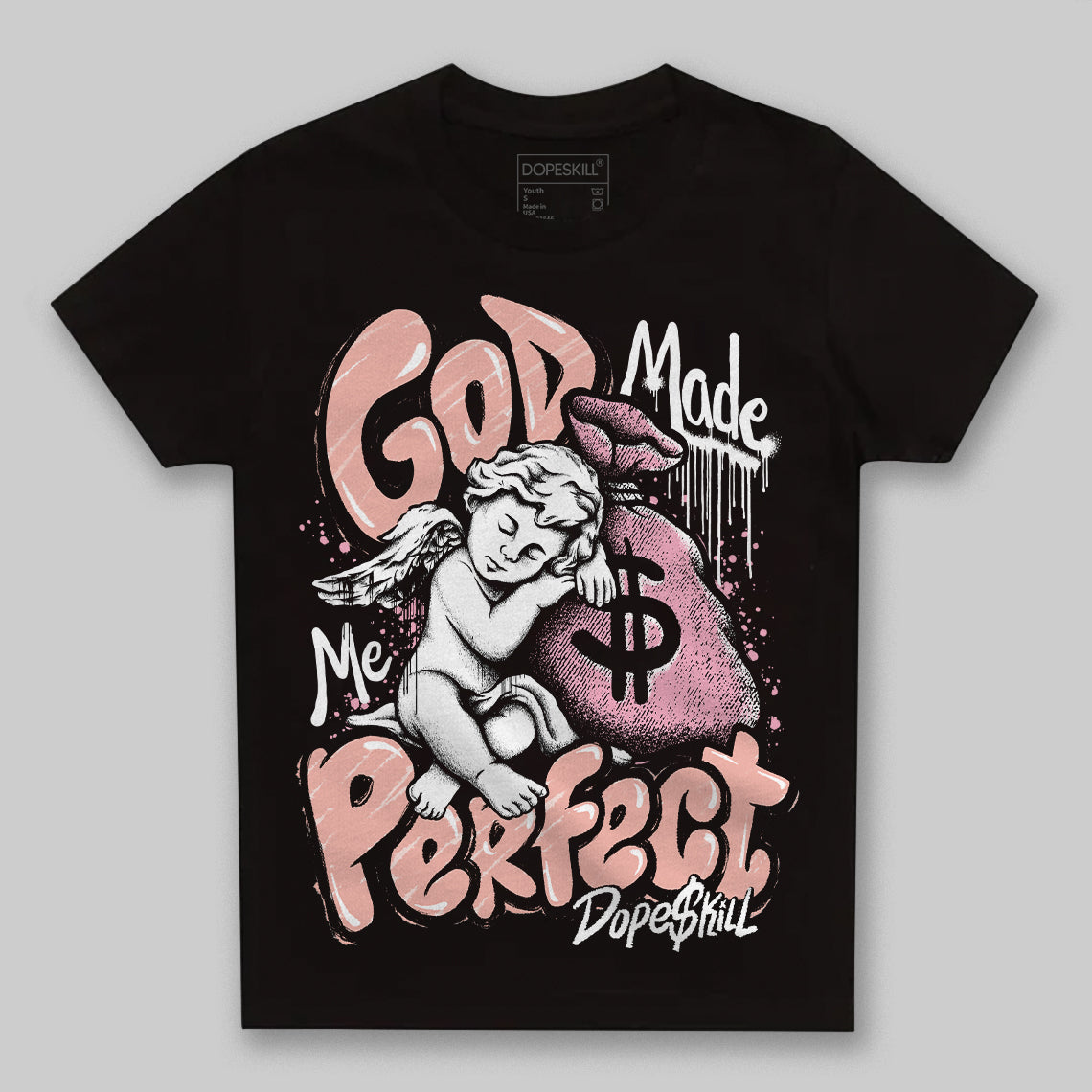 Legend Pink 11s superstreetwear Toddler Kids T-shirt God Made Me Perfect Graphic
