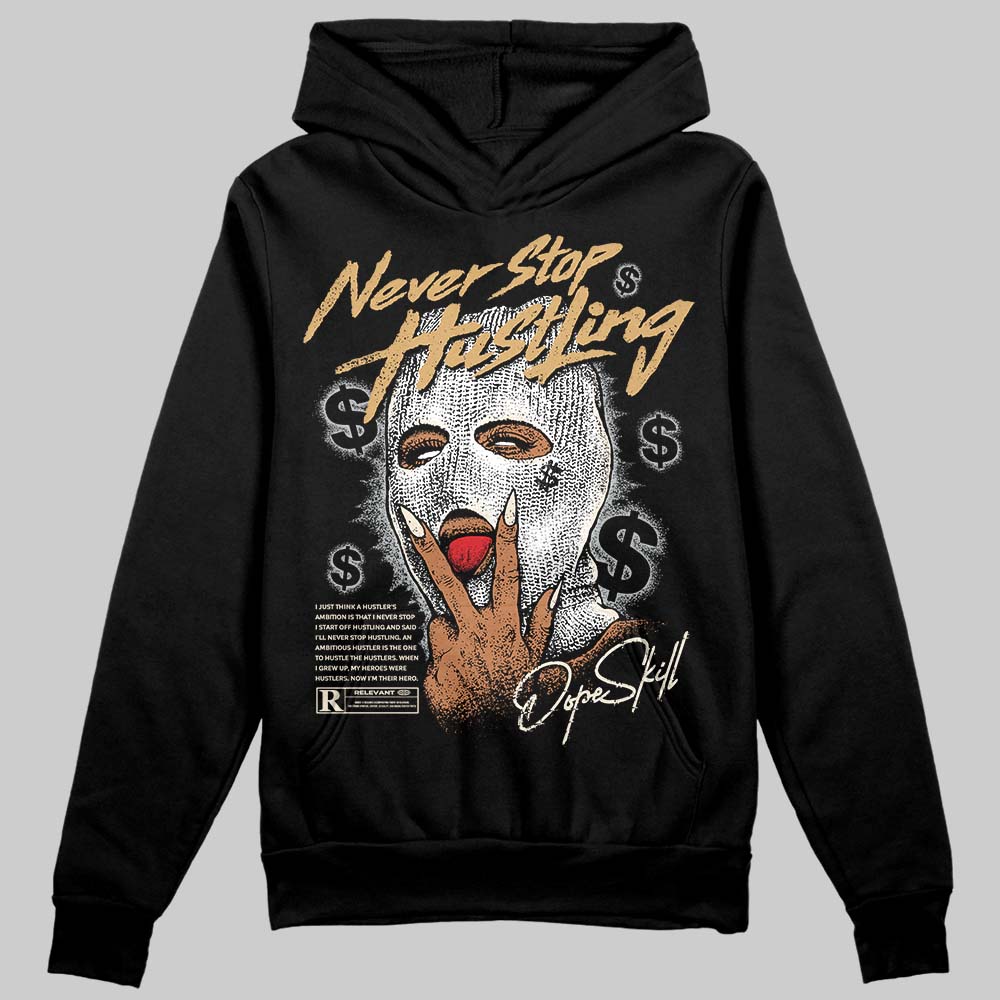 Reverse Metallic 5s superstreetwear Hoodie Sweatshirt Never Stop Hustling Graphic