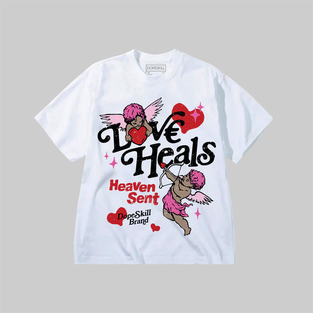 Max 1 Valentine's Day 2025 in White superstreetwear Premium T-Shirt New Love Heals Graphic