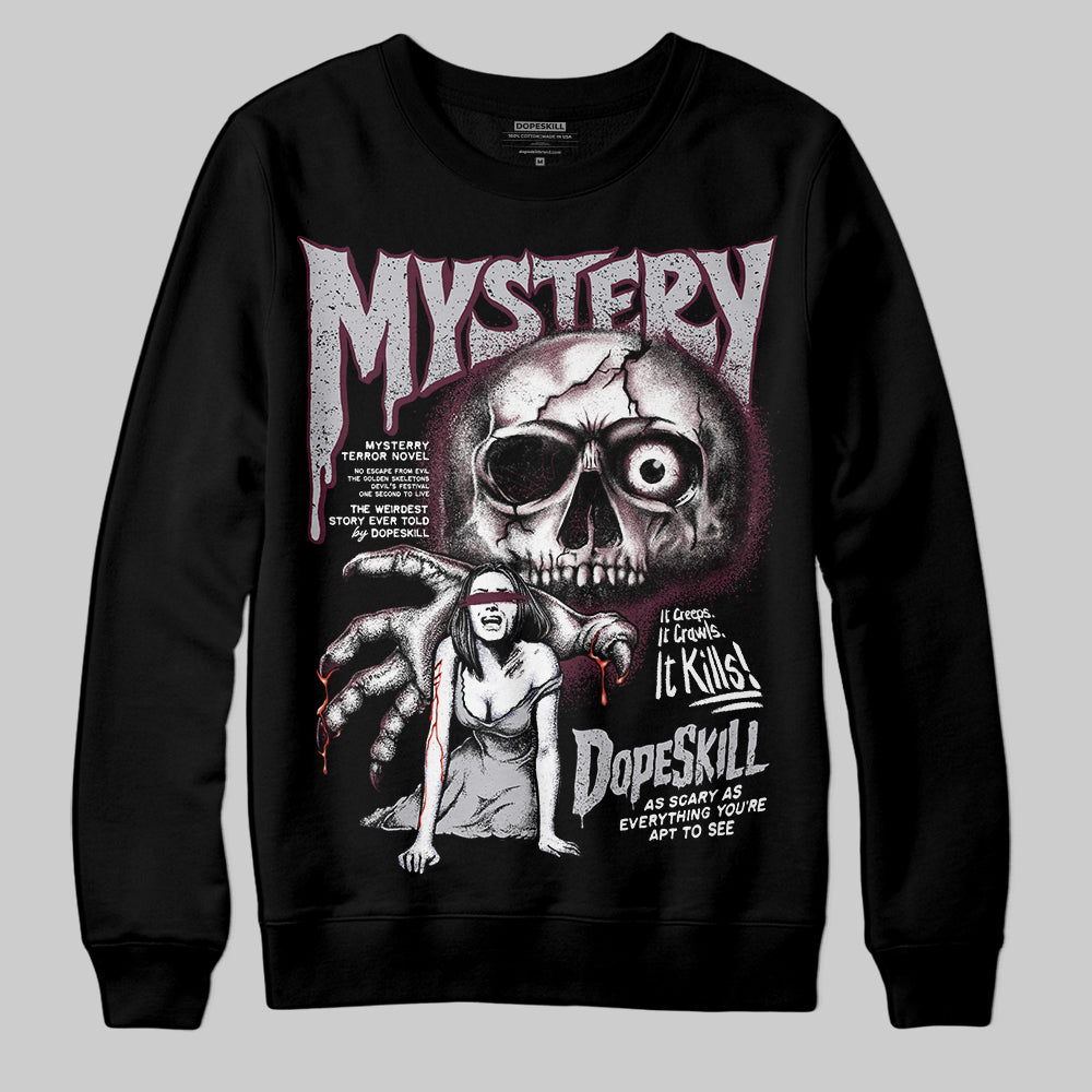 Burgundy 5s superstreetwear Sweatshirt Mystery Ghostly Grasp Graphic