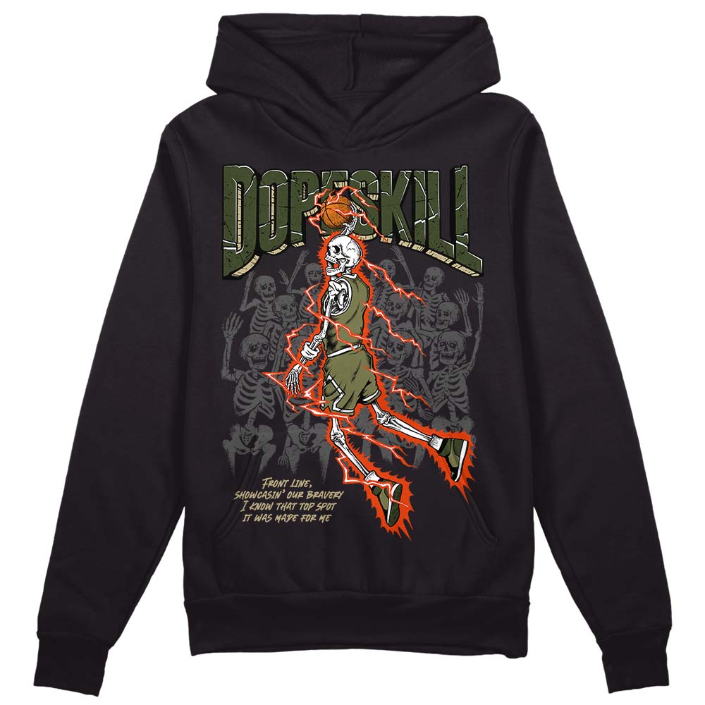 Olive Collection superstreetwear Hoodie Sweatshirt Thunder Dunk Graphic