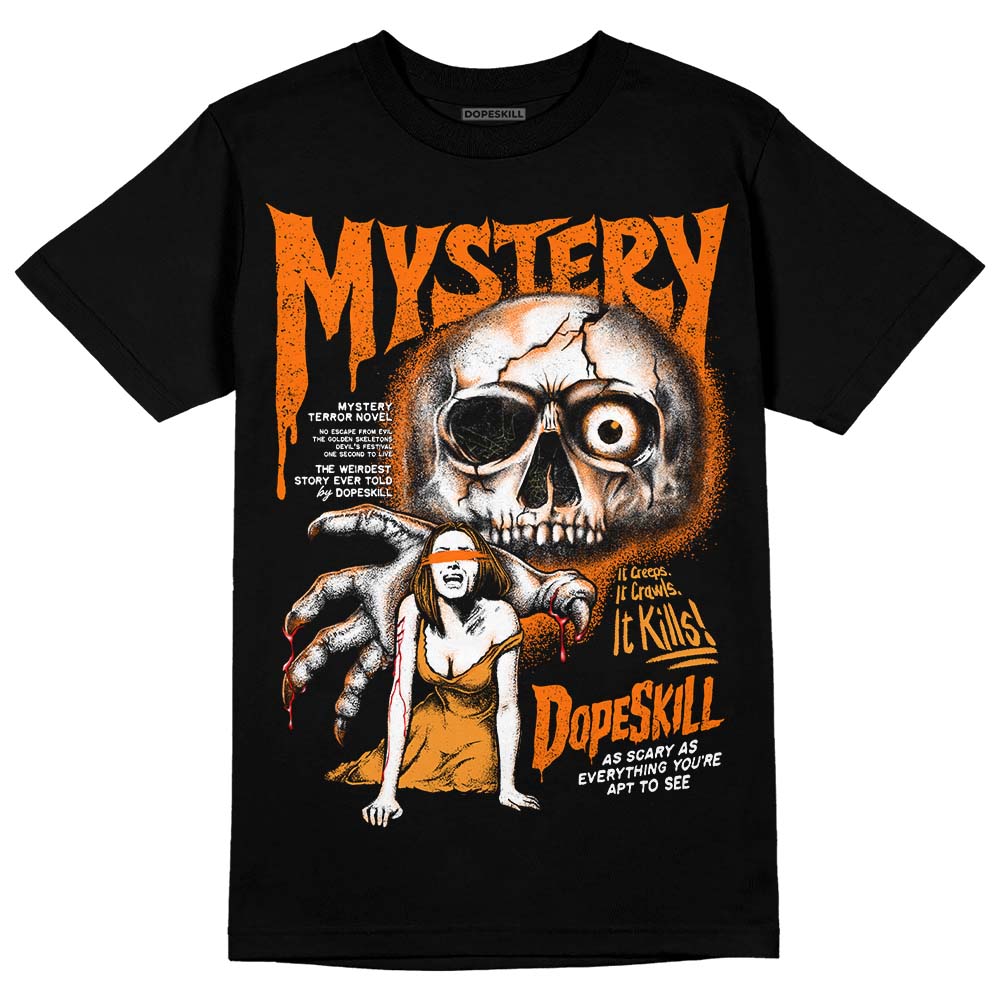 Orange Black White superstreetwear T-Shirt Mystery Ghostly Grasp Graphic