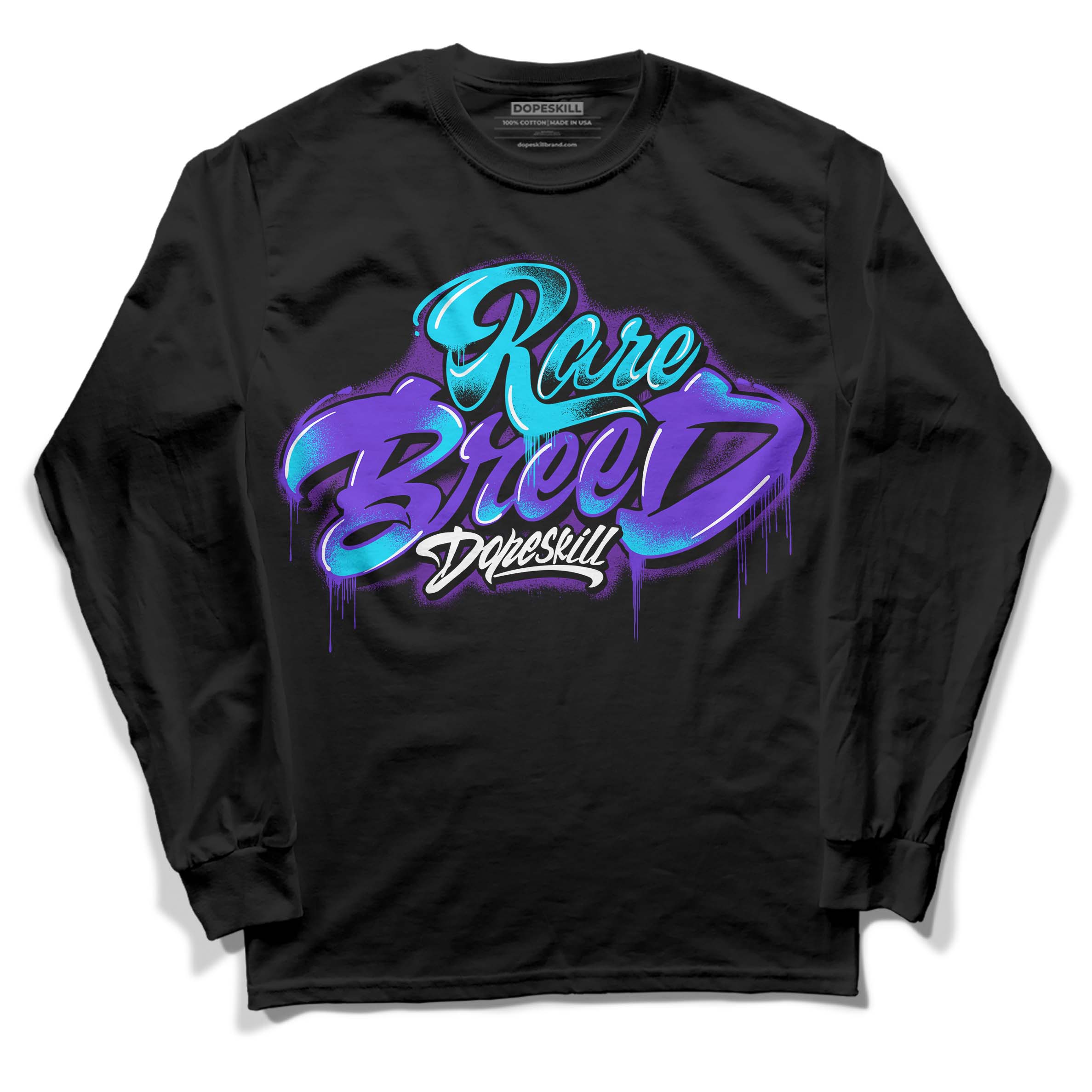 Aqua 6s superstreetwear Long Sleeve T-Shirt Rare Breed Type Graphic