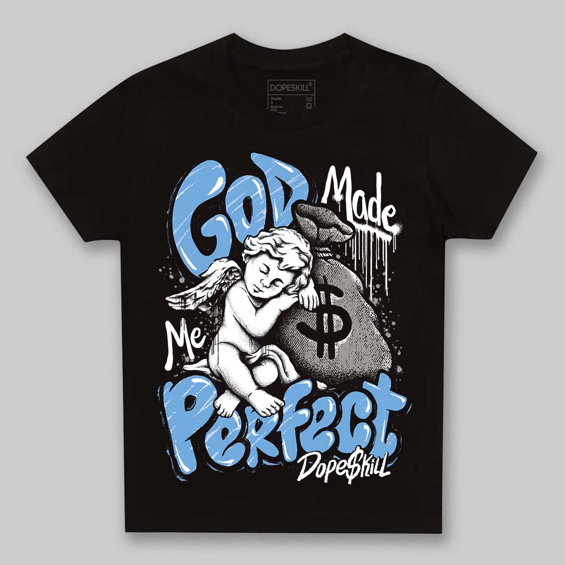 Melo 12s superstreetwear Toddler Kids T-shirt God Made Me Perfect Graphic