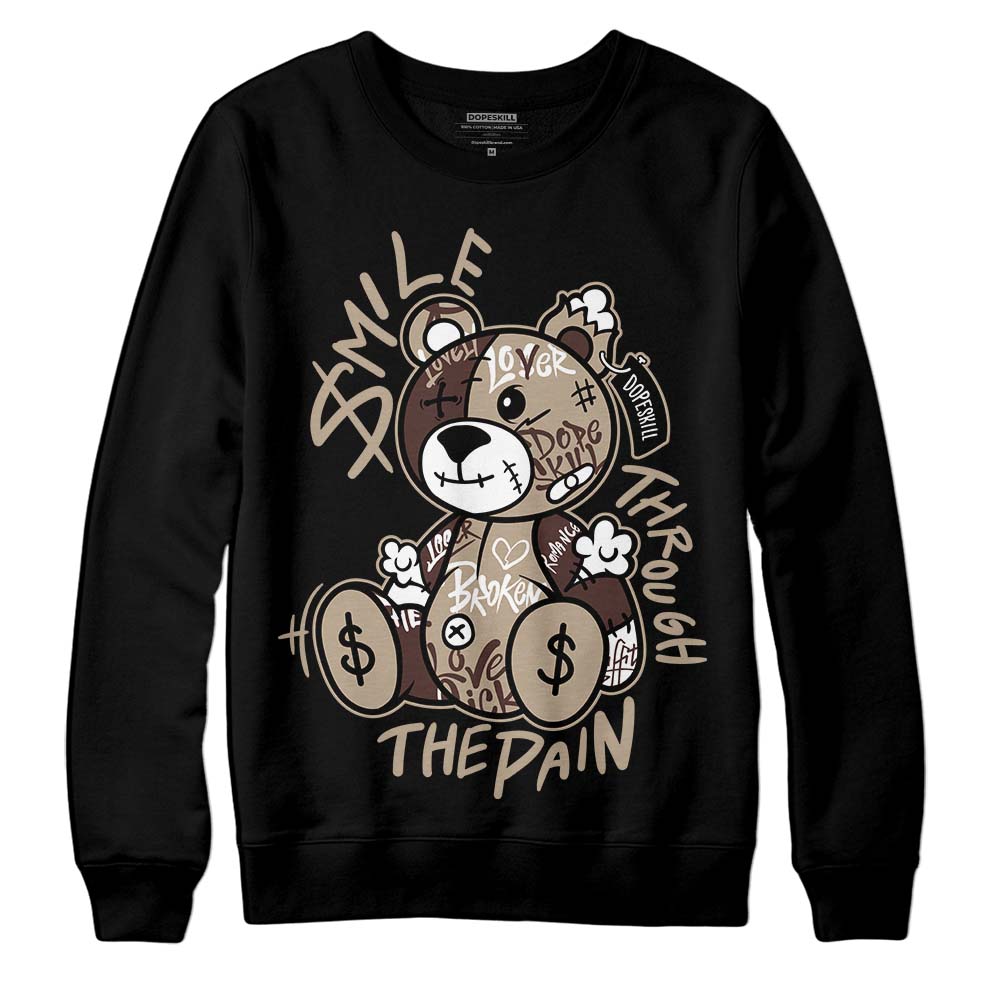 Latte 1s superstreetwear Sweatshirt Smile Through The Pain Graphic