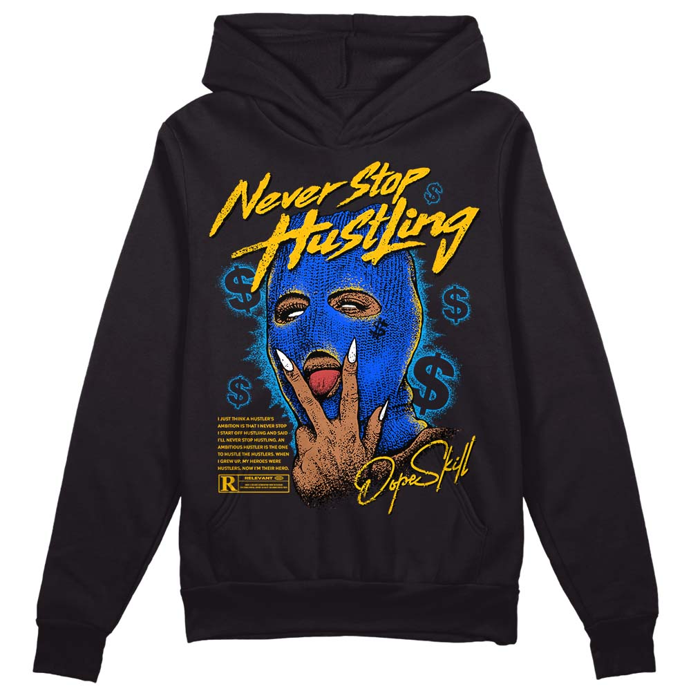 Royal Blue Collection superstreetwear Hoodie Sweatshirt Never Stop Hustling Graphic