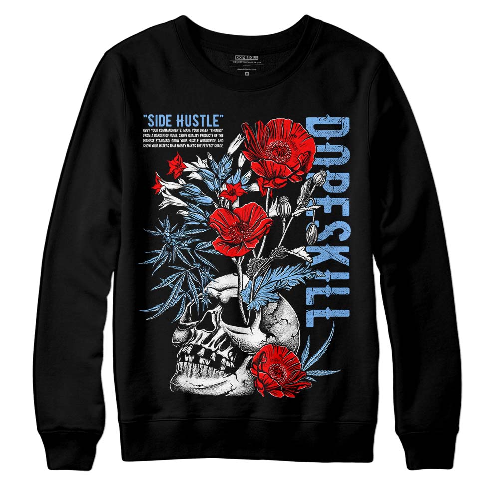 Powder Blue 9s superstreetwear Sweatshirt Side Hustle Graphic