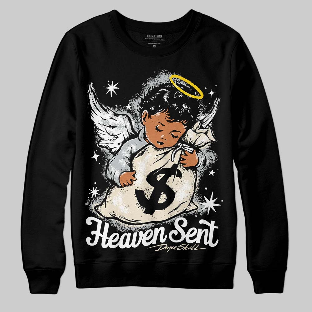 Reverse Metallic 5s superstreetwear Sweatshirt Heaven Sent Graphic