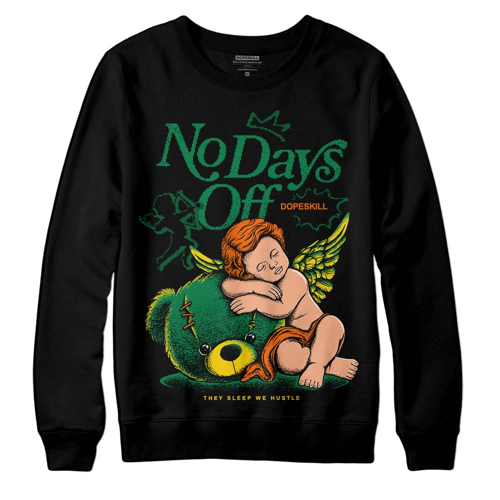 Green Collection superstreetwear Sweatshirt New No Days Off Graphic