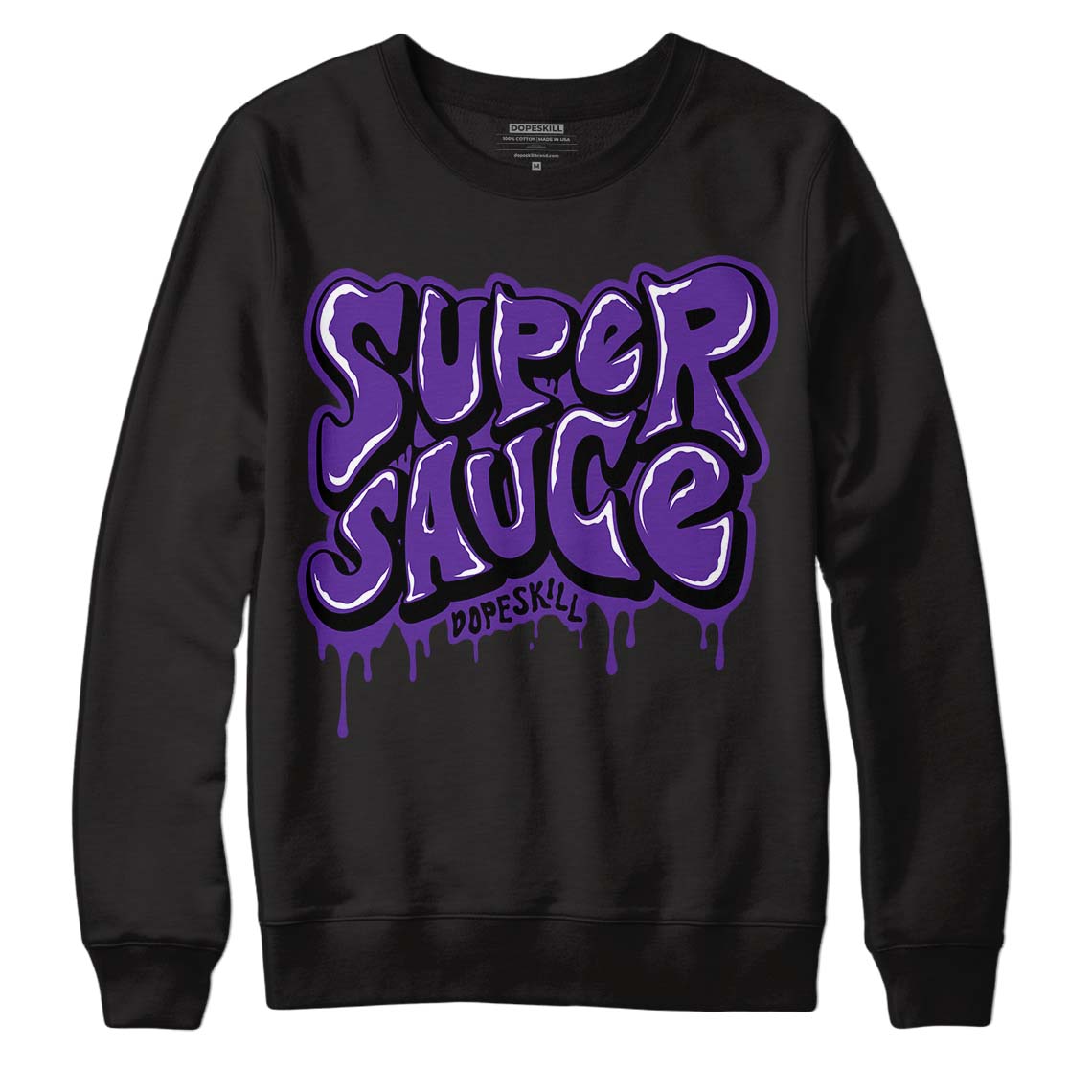 PURPLE Collection superstreetwear Sweatshirt Super Sauce Graphic
