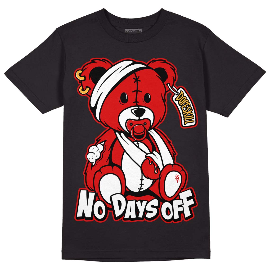 Dunk Low Gym Red superstreetwear T-Shirt Hurt Bear Graphic