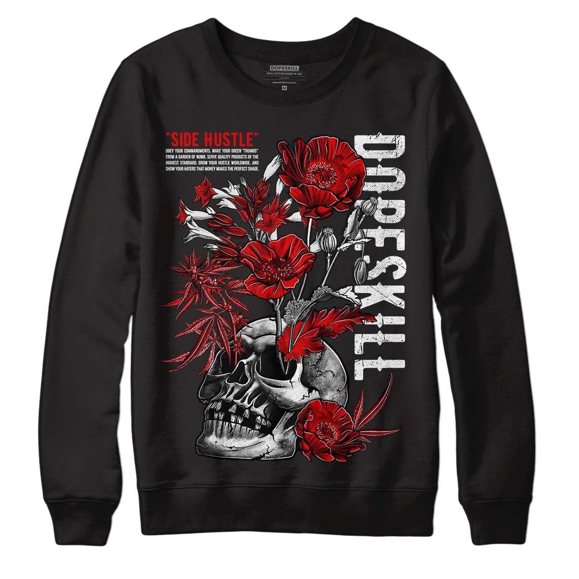 Red Cement 4S superstreetwear Sweatshirt Side Hustle Graphic