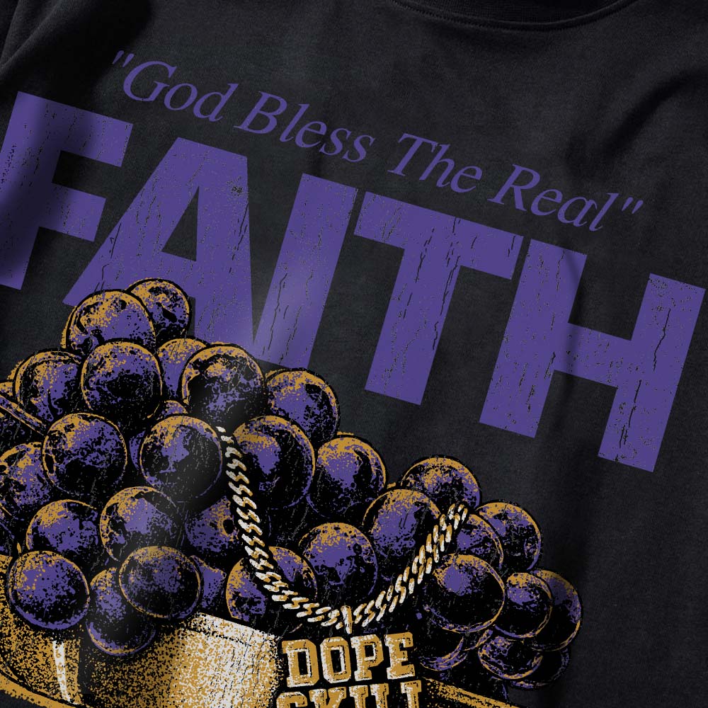 Grape 5s superstreetwear Premium T-shirt Faith Graphic