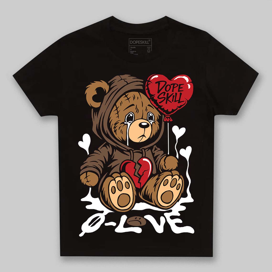 Olive 9s superstreetwear Toddler Kids T-shirt Broken Bear Graphic