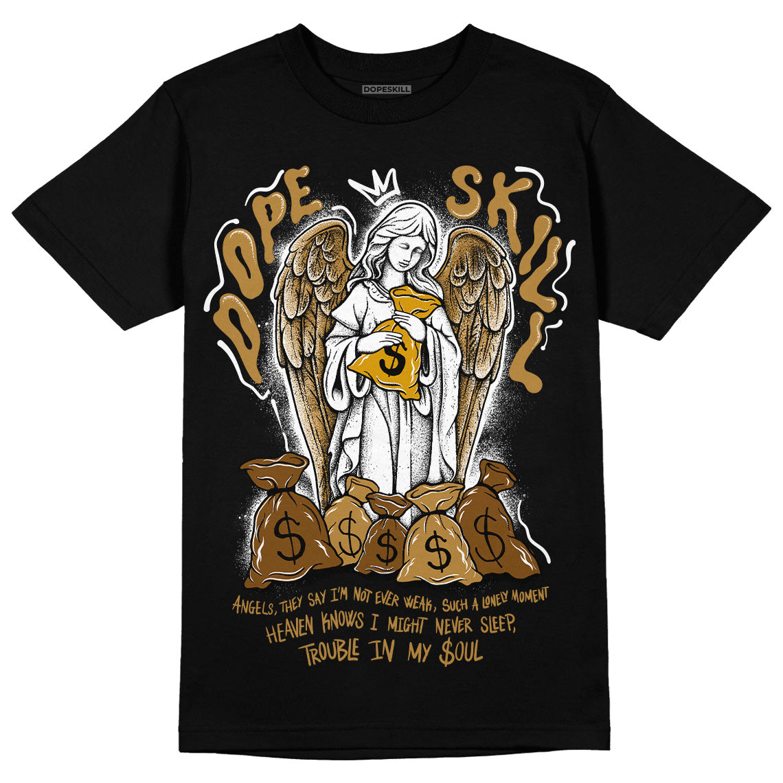 Wheat 13s superstreetwear T-Shirt Angels Graphic