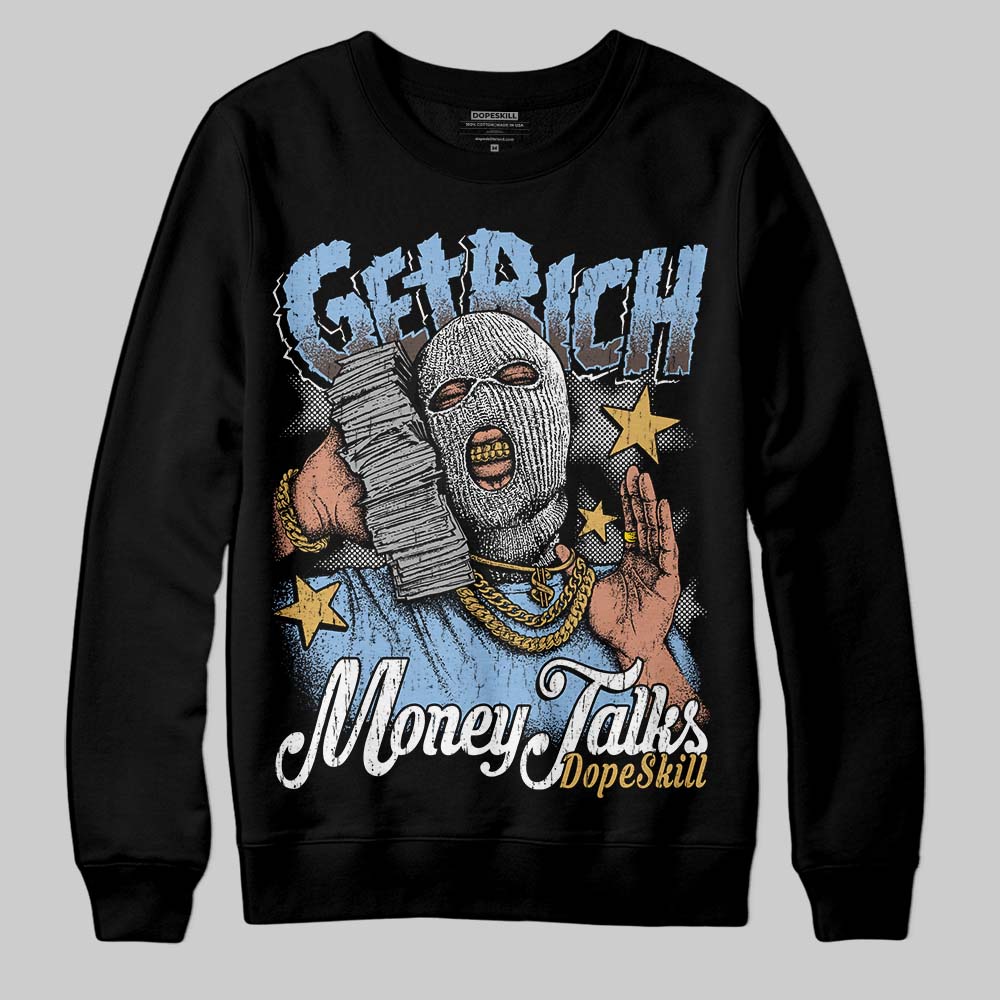 Handball Spezial Light Blue superstreetwear Sweatshirt Get Rich Graphic