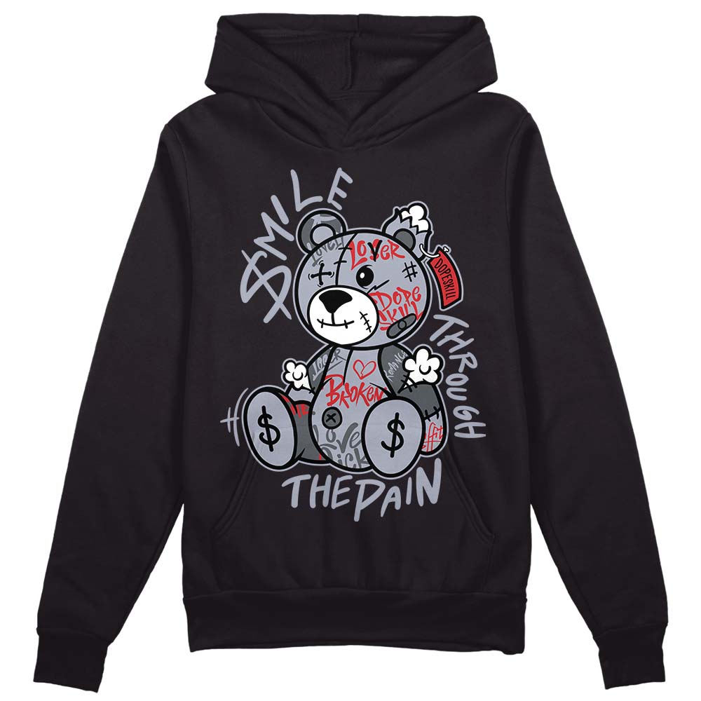 Bred Reimagined 4s superstreetwear Hoodie Sweatshirt Smile Through The Pain Graphic