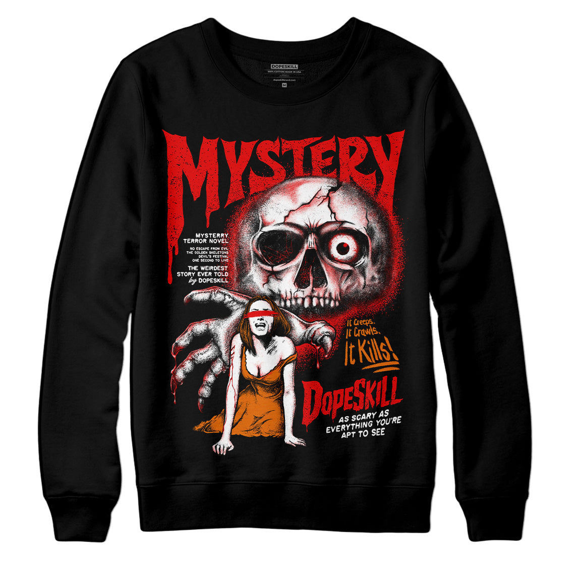 Red Cement 4S superstreetwear Sweatshirt Mystery Ghostly Grasp Graphic