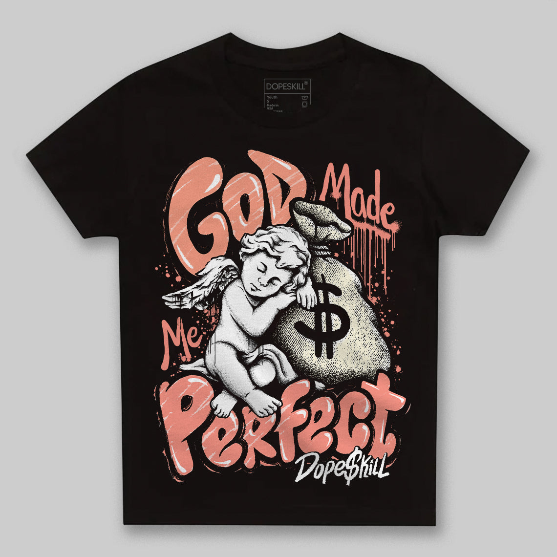 Crimson Bliss 5s superstreetwear Toddler Kids T-shirt God Made Me Perfect Graphic