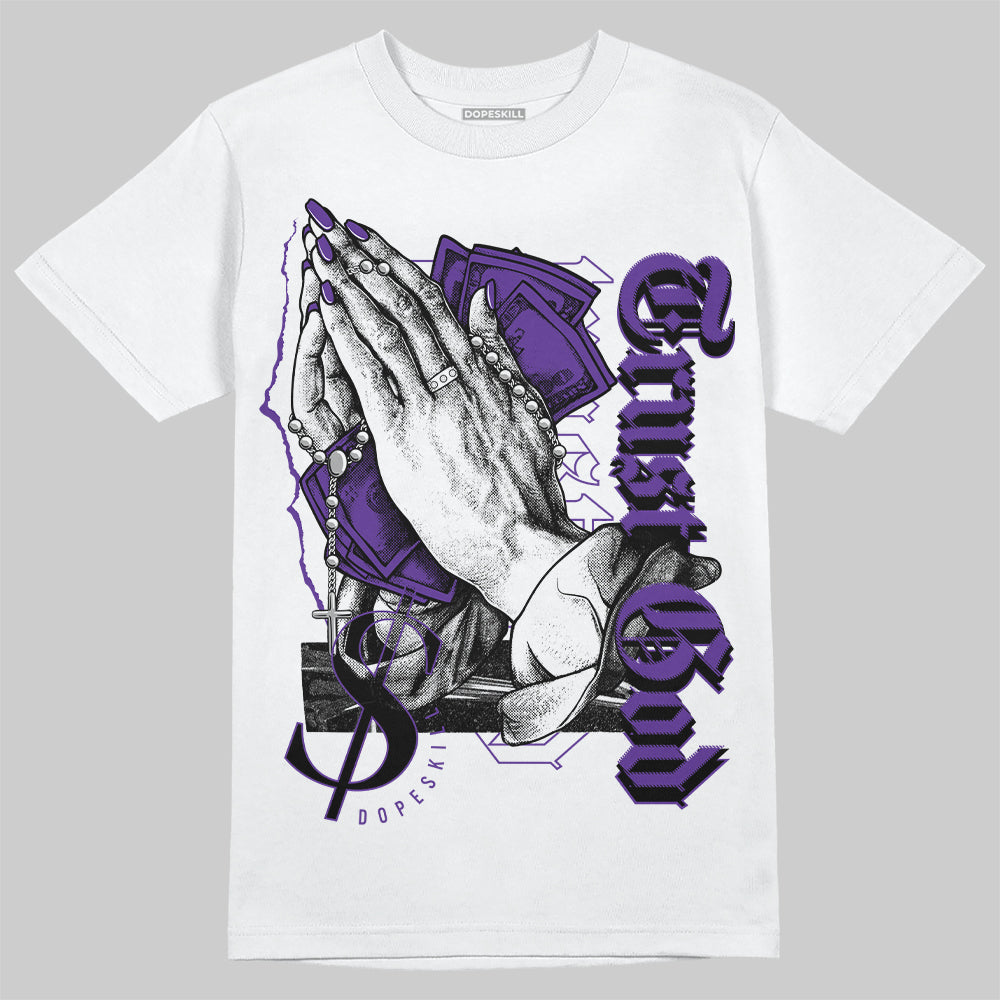 PURPLE Collection superstreetwear T-Shirt Trust God Graphic