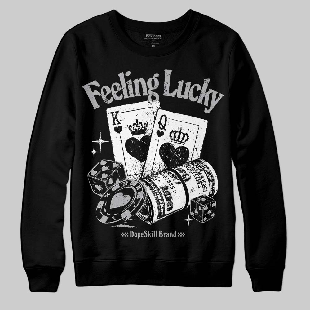 White Cement 4s superstreetwear Sweatshirt Feeling Lucky Graphic