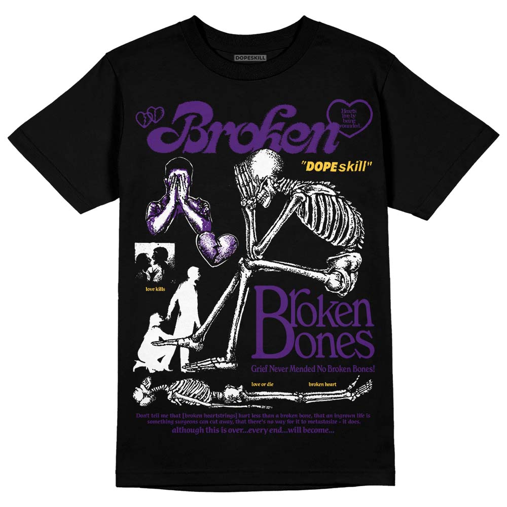 Field Purple 12s superstreetwear T-Shirt Broken Bones Graphic