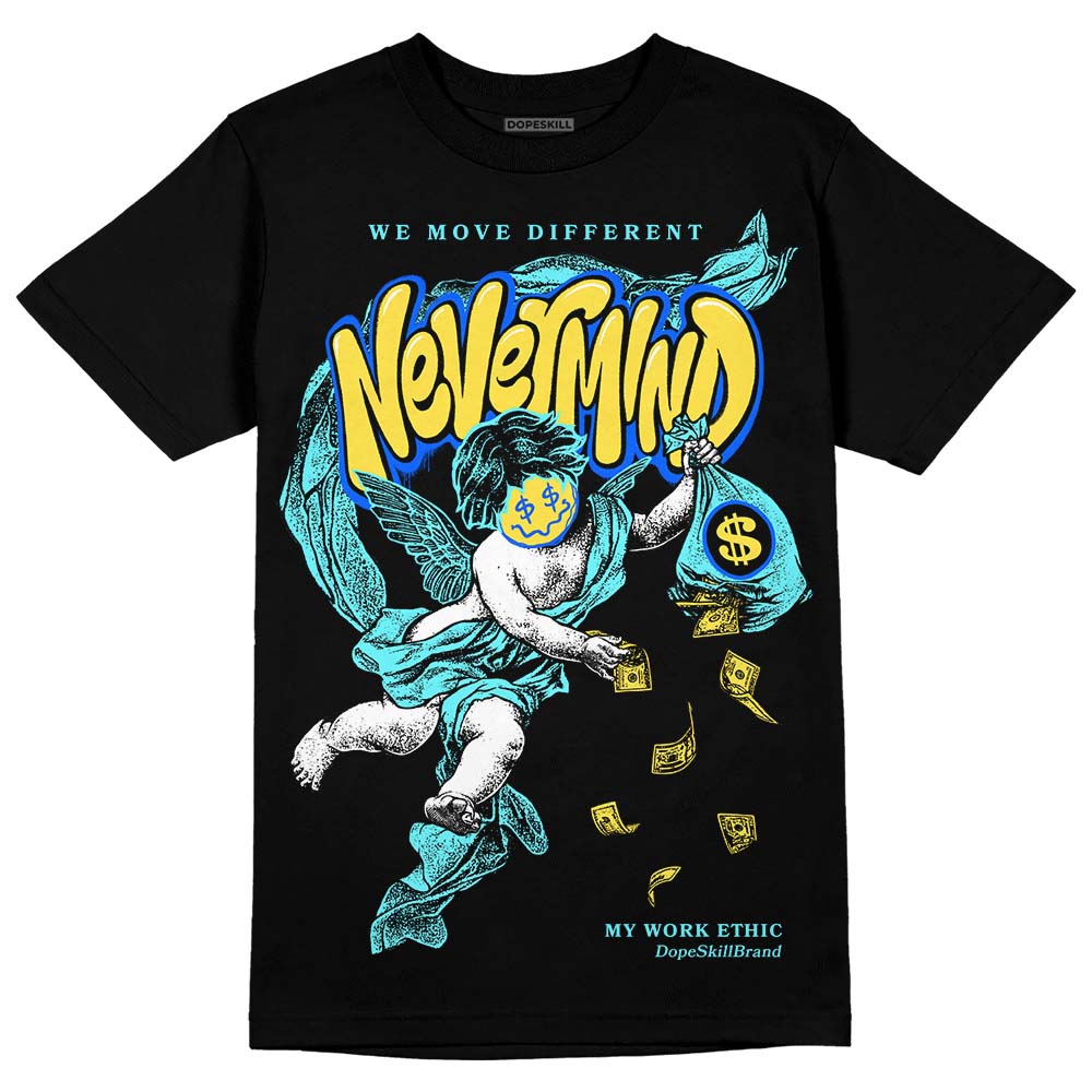 Aqua 5s superstreetwear T-Shirt Nevermind Graphic