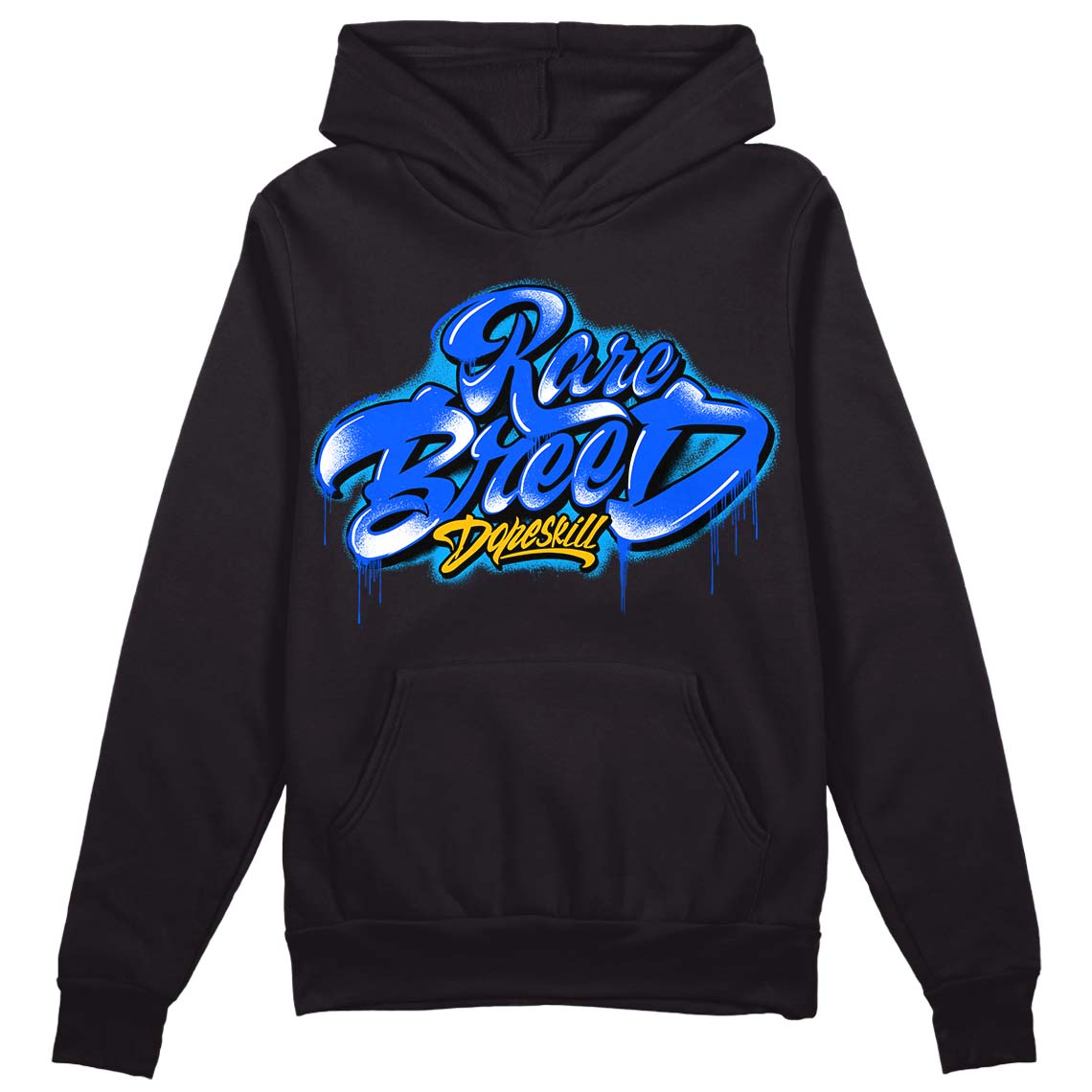 Royal Blue Collection superstreetwear Hoodie Sweatshirt Rare Breed Type Graphic