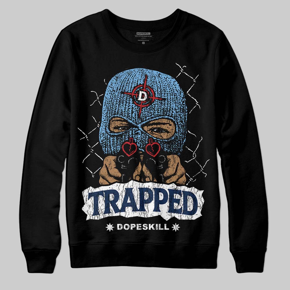 Summit White Navy 4s superstreetwear Sweatshirt New Trapped Graphic