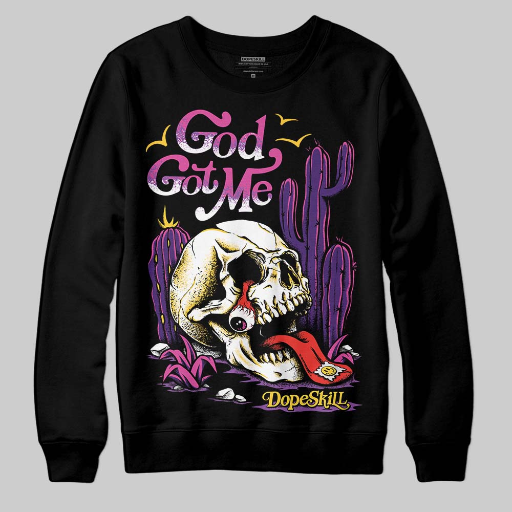 Field Purple 12s superstreetwear Sweatshirt God Got Me Graphic