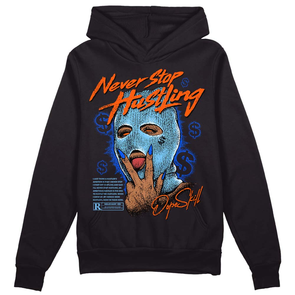 Dunk Futura University Blue superstreetwear Hoodie Sweatshirt Never Stop Hustling Graphic