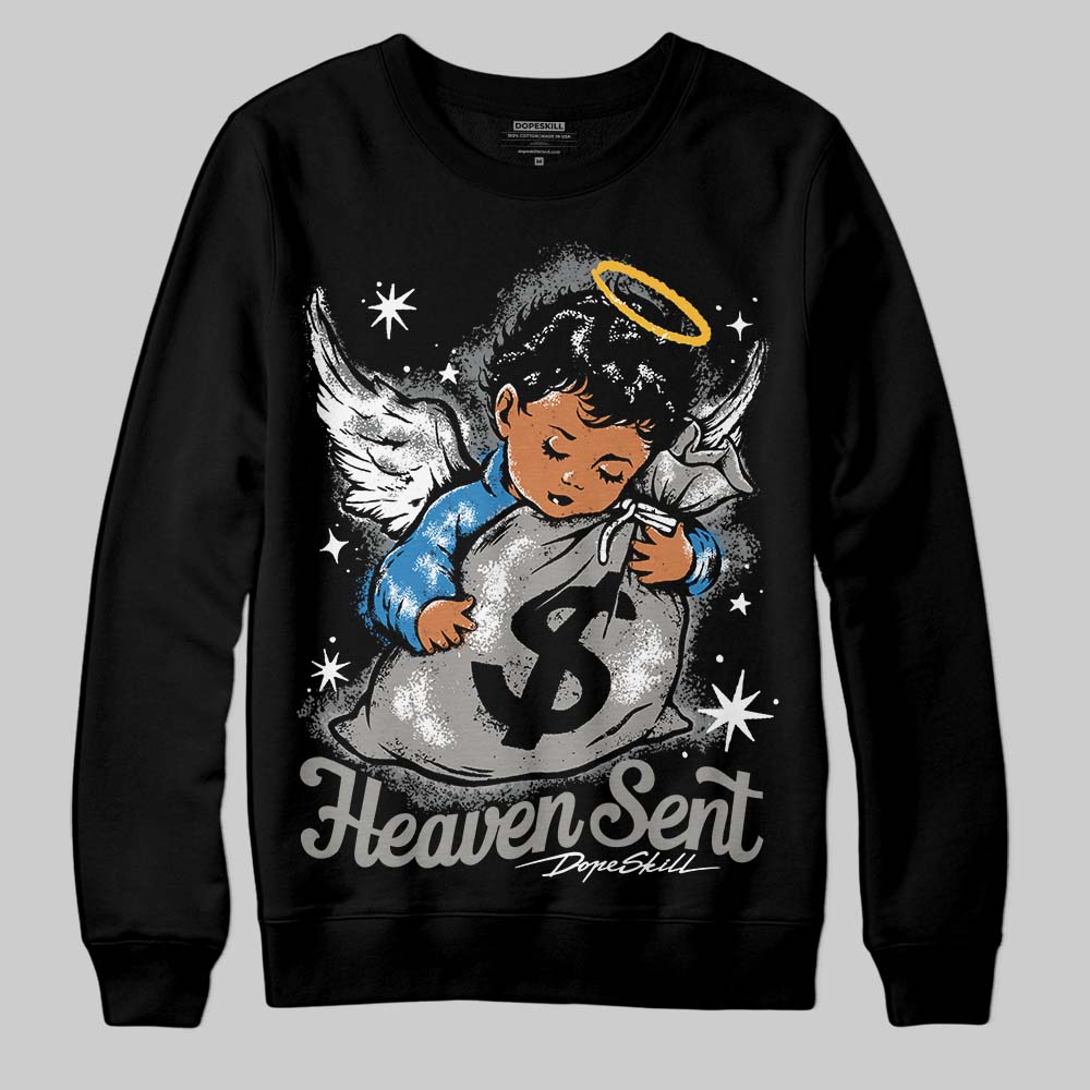 Cool Grey 9s superstreetwear Sweatshirt Heaven Sent Graphic