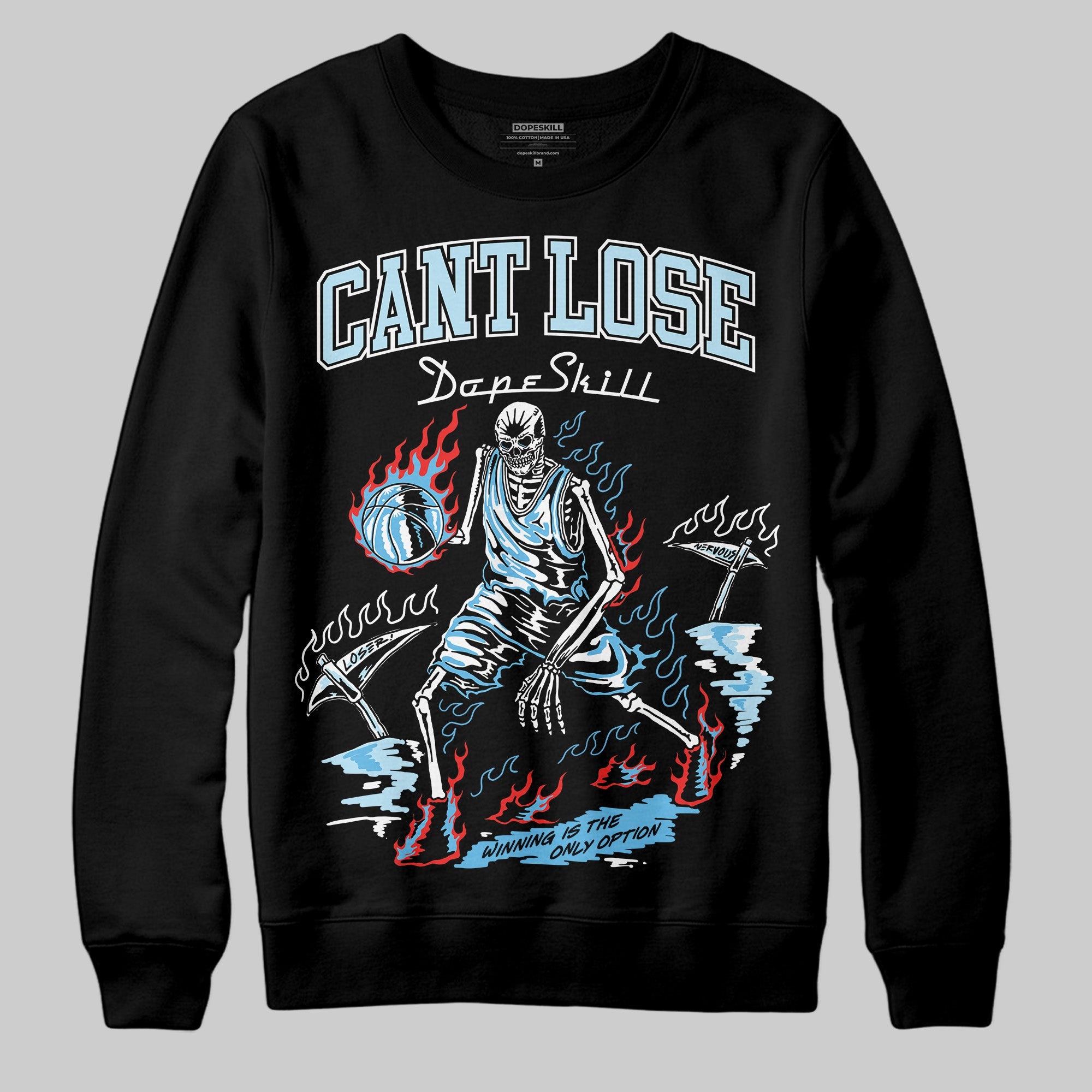 Legend Blue 11s superstreetwear Sweatshirt Cant Lose Graphic