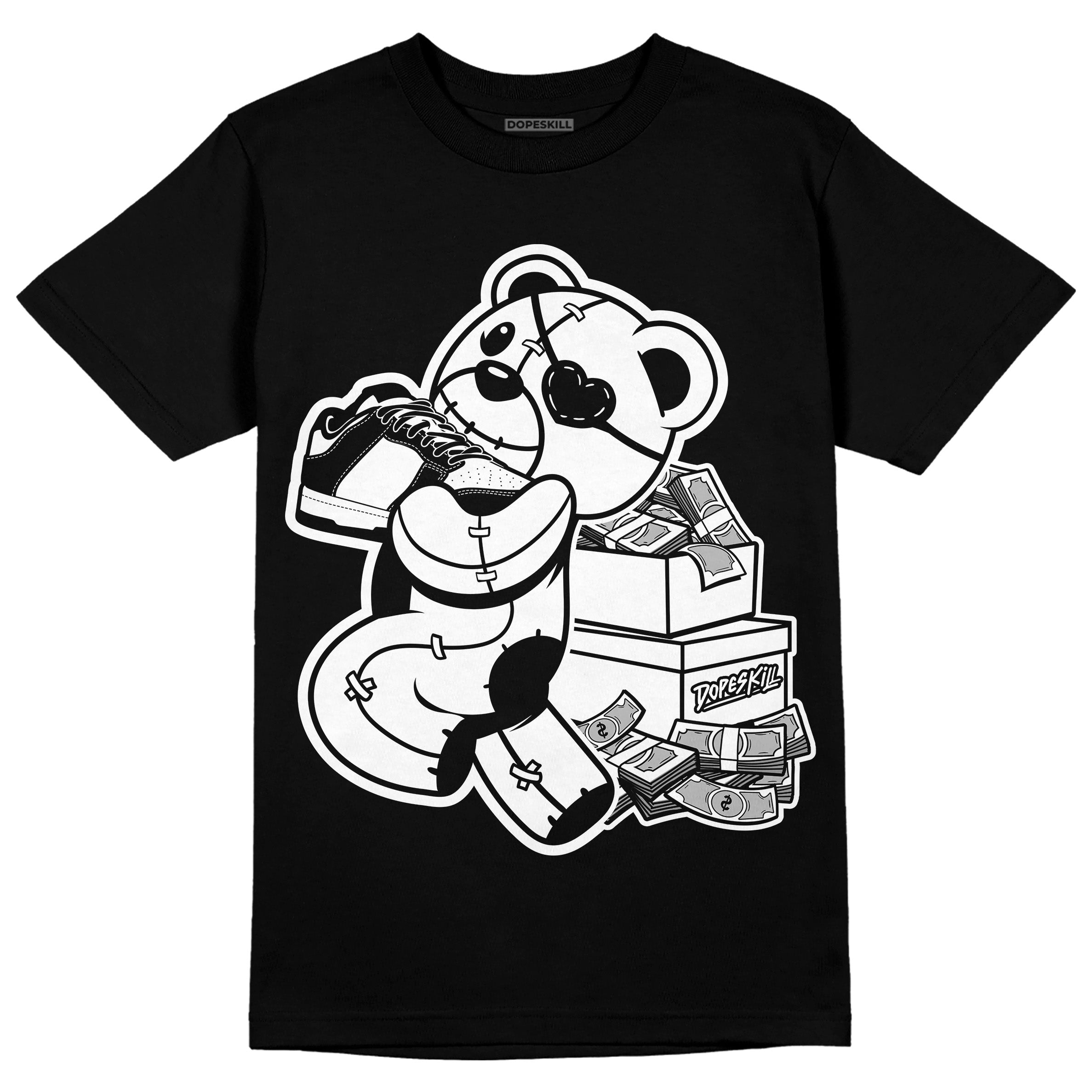 Dunk Low Panda White Black superstreetwear T-Shirt Bear Steals Sneaker Graphic