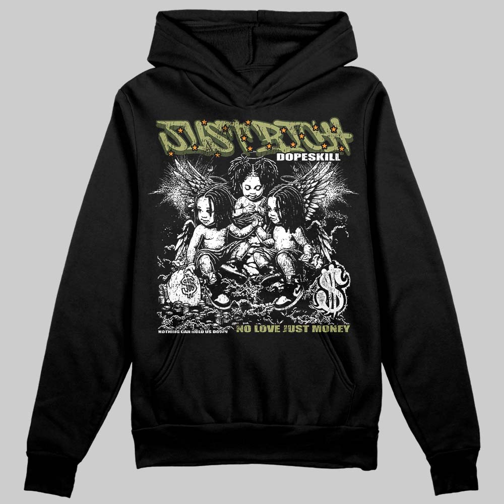 Olive Collection superstreetwear Hoodie Sweatshirt Just Rich Graphic