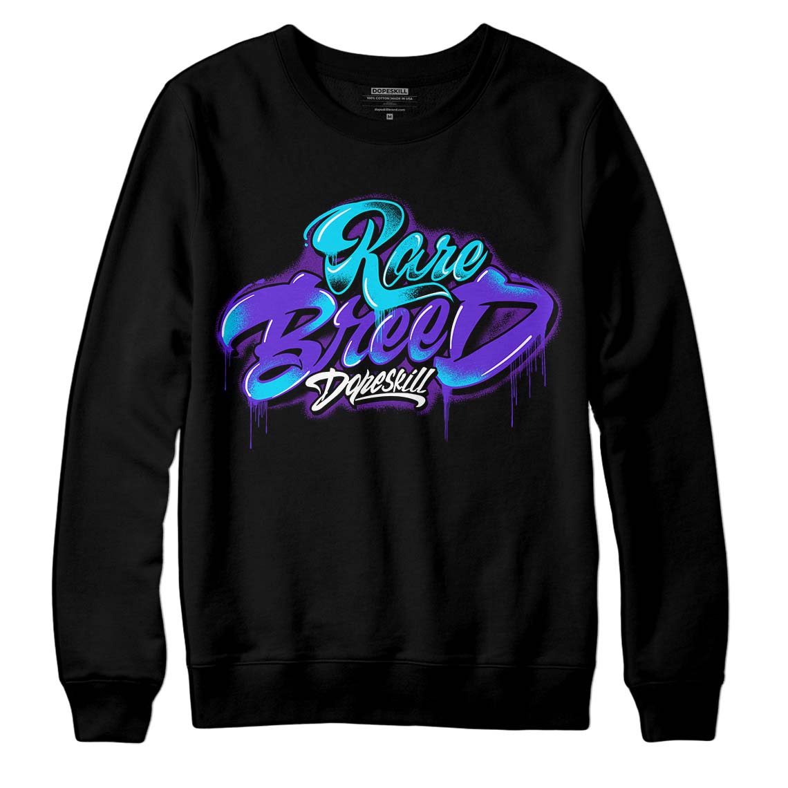 Aqua 6s superstreetwear Sweatshirt Rare Breed Type Graphic