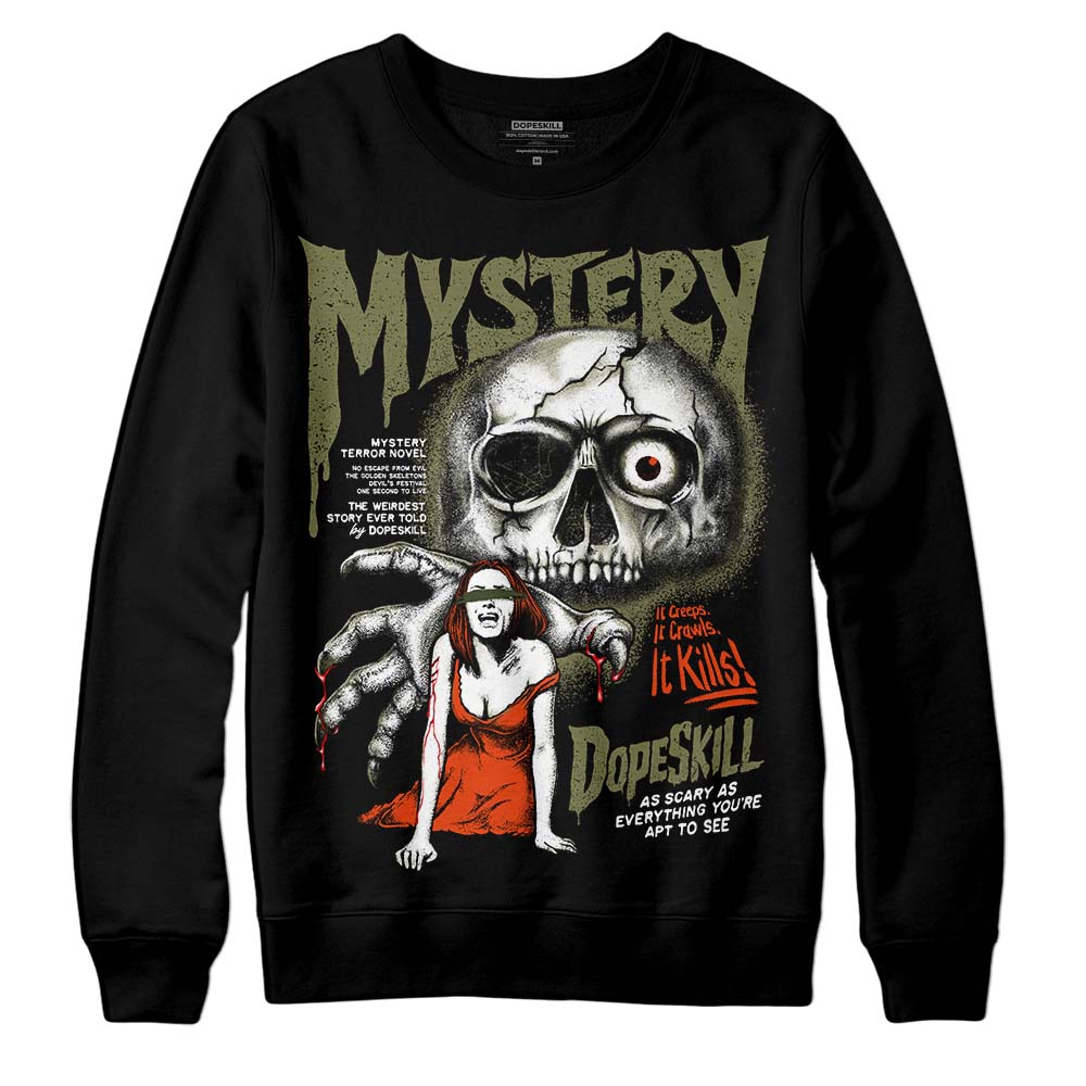 Olive Collection superstreetwear Sweatshirt Mystery Ghostly Grasp Graphic