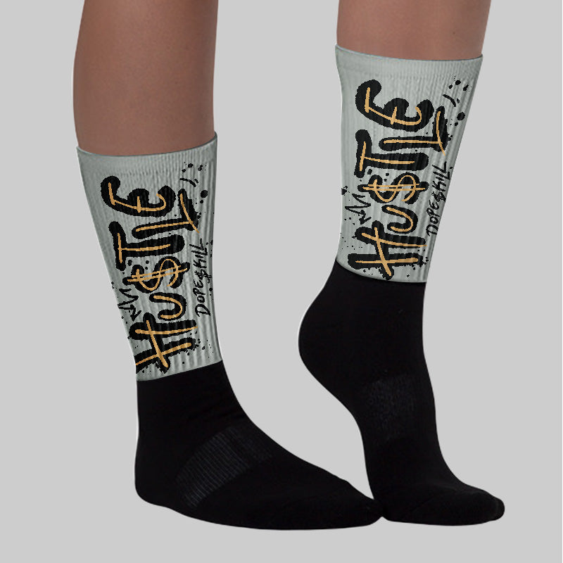 1906R a??White Golda?? superstreetwear Sublimated Socks Hustle Graphic