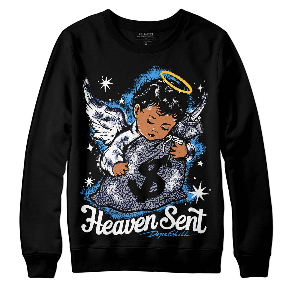 AJ Spizike White Obsidian superstreetwear Sweatshirt Heaven Sent Graphic