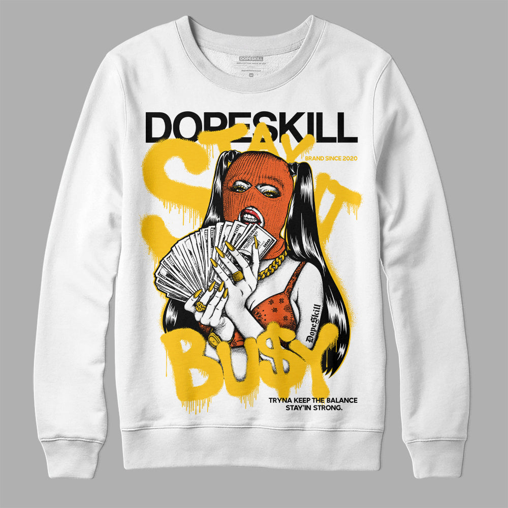 Yellow Collection superstreetwear Sweatshirt Stay It Busy Graphic