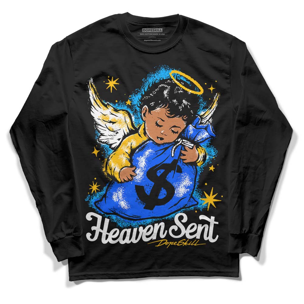 Royal Blue Collection superstreetwear Long Sleeve T-Shirt Heaven Sent Graphic