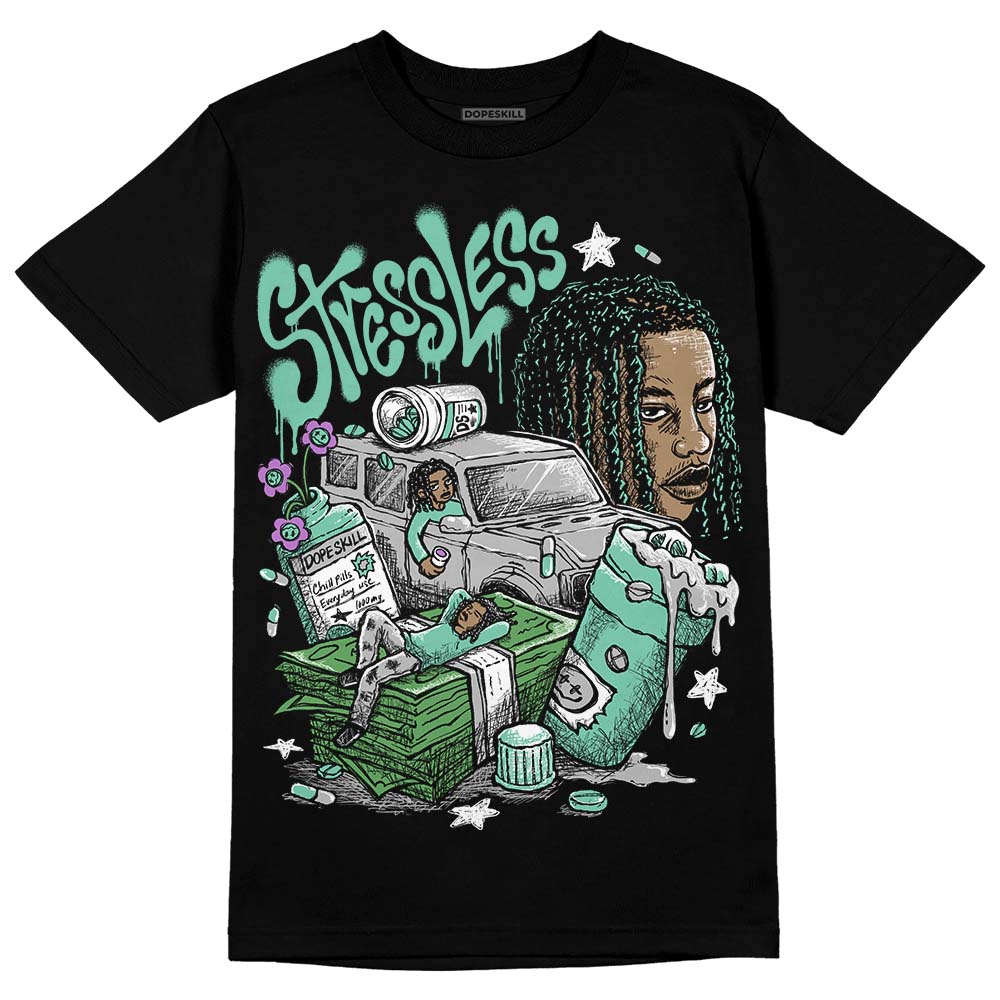 Green Glow 3s superstreetwear T-Shirt Stressless Graphic