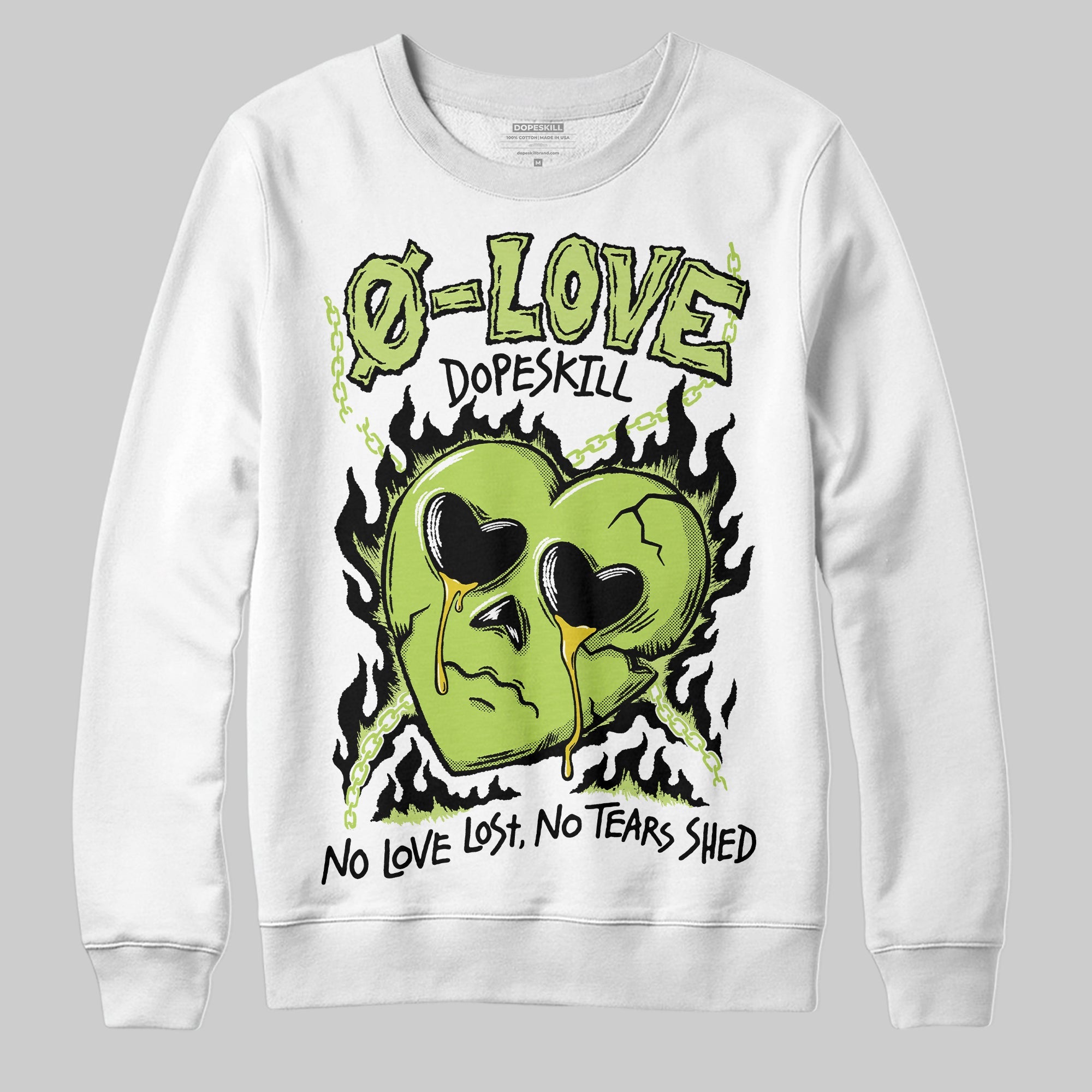 Bright Cactus 13s superstreetwear Sweatshirt Crying Heart Graphic