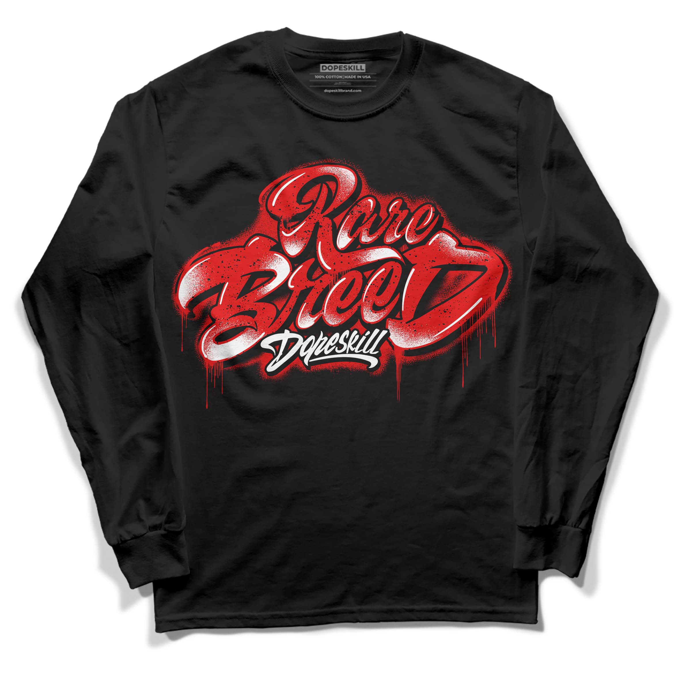 Red Cement 4S superstreetwear Long Sleeve T-Shirt Rare Breed Type Graphic