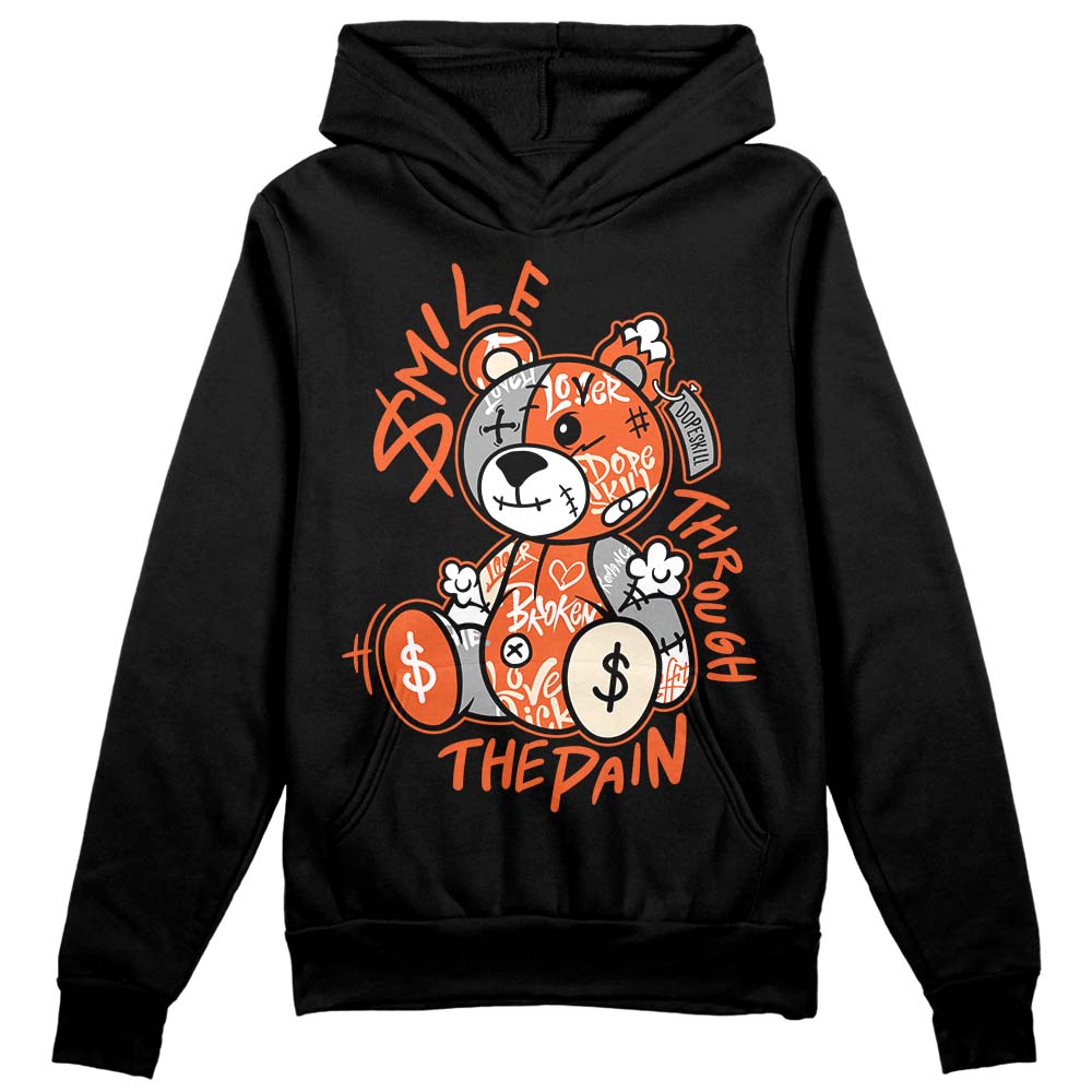 Georgia Peach 3s superstreetwear Hoodie Sweatshirt Smile Through The Pain Graphic
