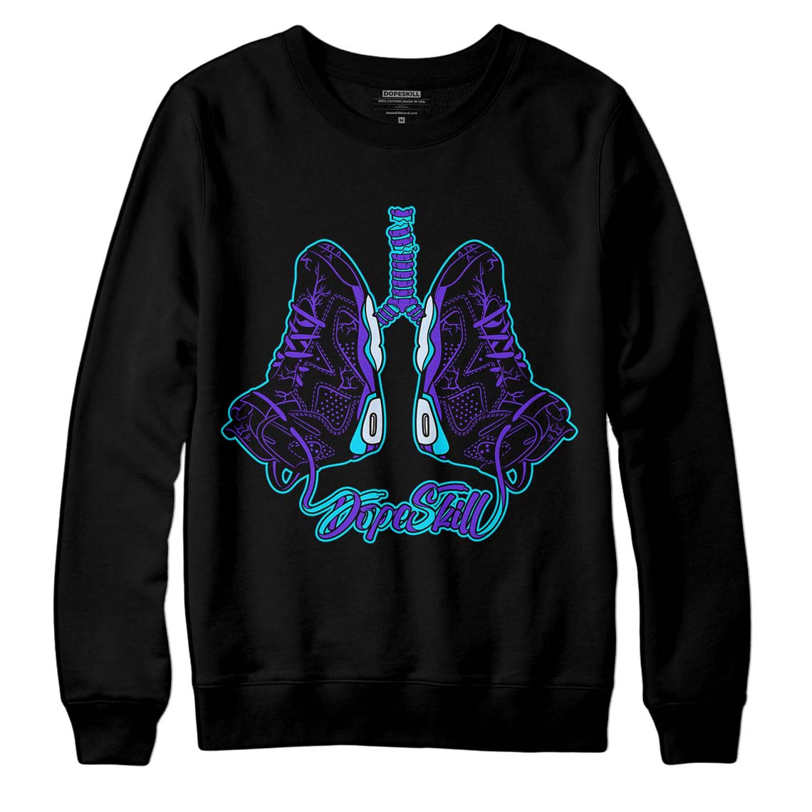 Aqua 6s superstreetwear Sweatshirt Breathe Graphic