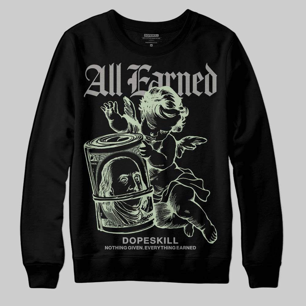 Seafoam 4s 2025 superstreetwear Sweatshirt All Earned Graphic