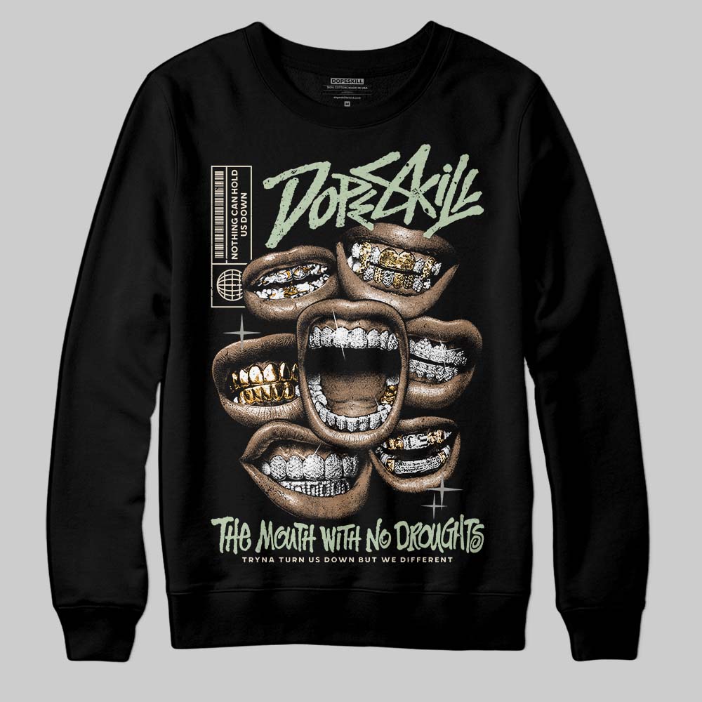 Seafoam 4s 2025 superstreetwear Sweatshirt The Mouth With No Droughts Graphic